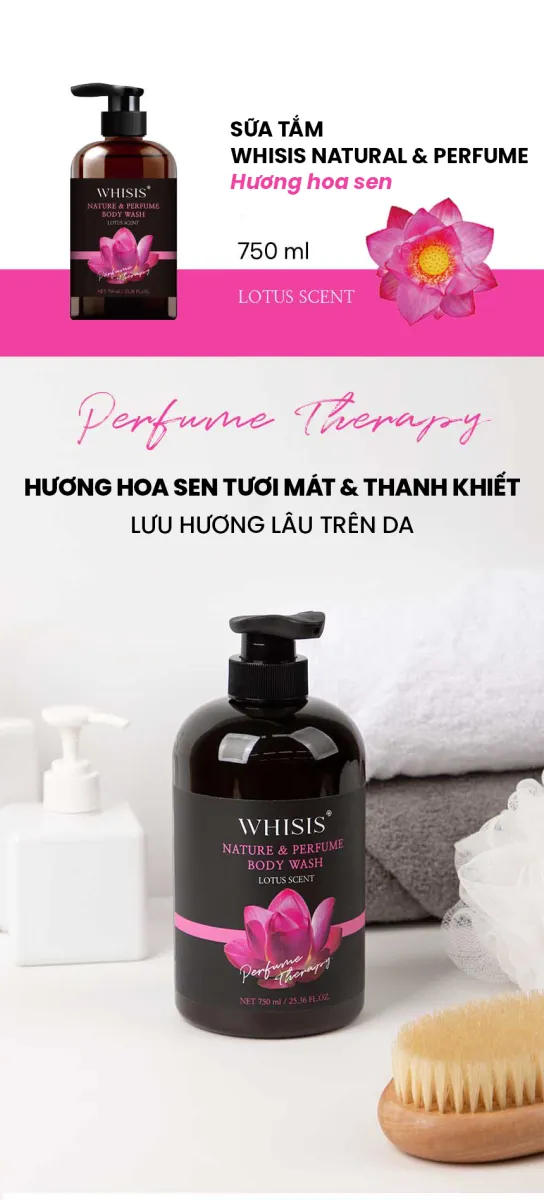 sữa tắm whisis